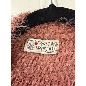 poof apparel Fuzzy Cardigan Size L